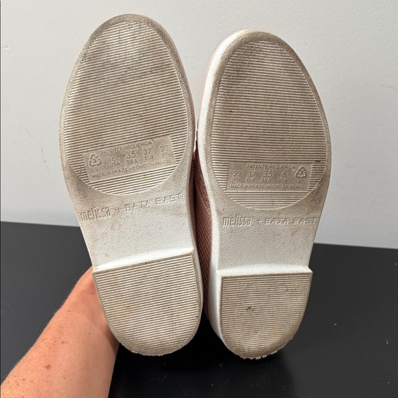 Melissa + Baja East desert Python Chukka Boot lace up snake textured pink US6 - Picture 10 of 11